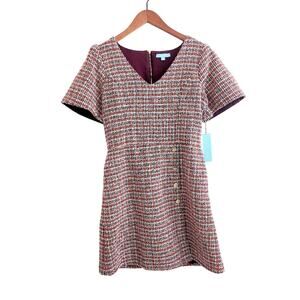Draper James Multicolor Tweed Dress